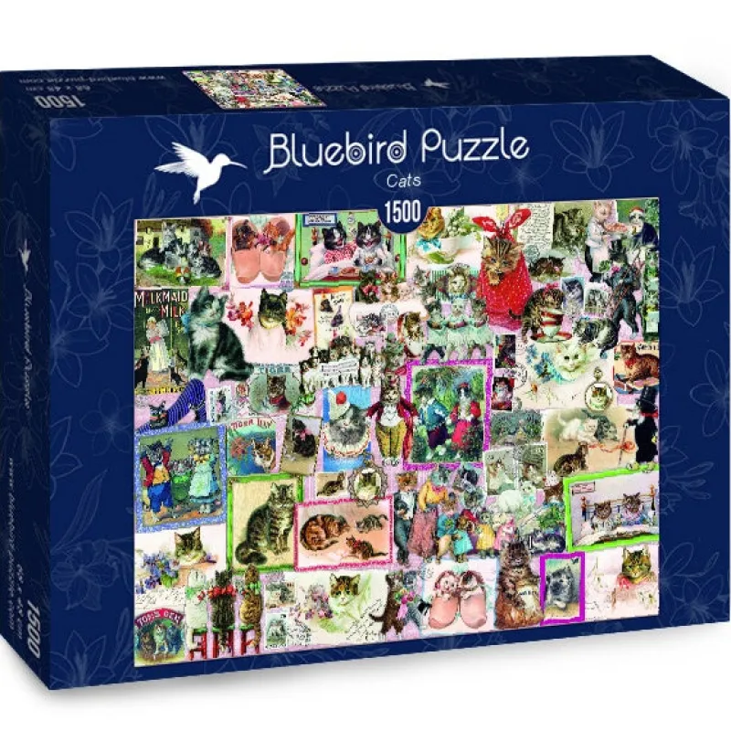 Bluebird Puzzle - Cats - 1500 Piece Jigsaw Puzzle Hot