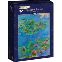 Art by Bluebird Bluebird Puzzle - Claude Monet - Water Lilies, 1917 - 1000 Piece Jigsaw Puzzle Hot