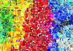 Bluebird Puzzle - Coloured Things - 1000 Piece Jigsaw Puzzle Clearance