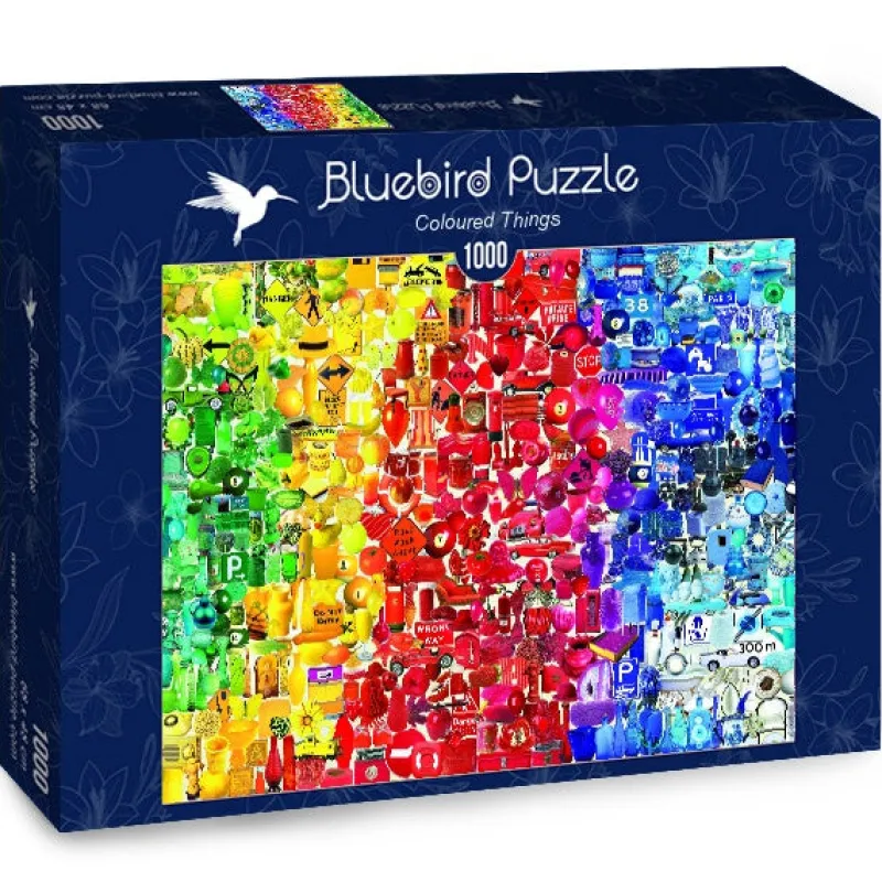 Bluebird Puzzle - Coloured Things - 1000 Piece Jigsaw Puzzle Best