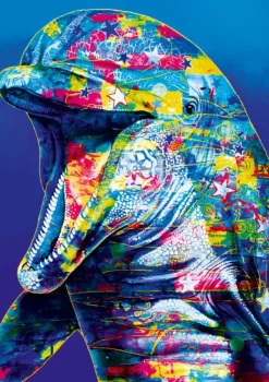 Bluebird Puzzle - Dolphin - 1000 Piece Jigsaw Puzzle Hot
