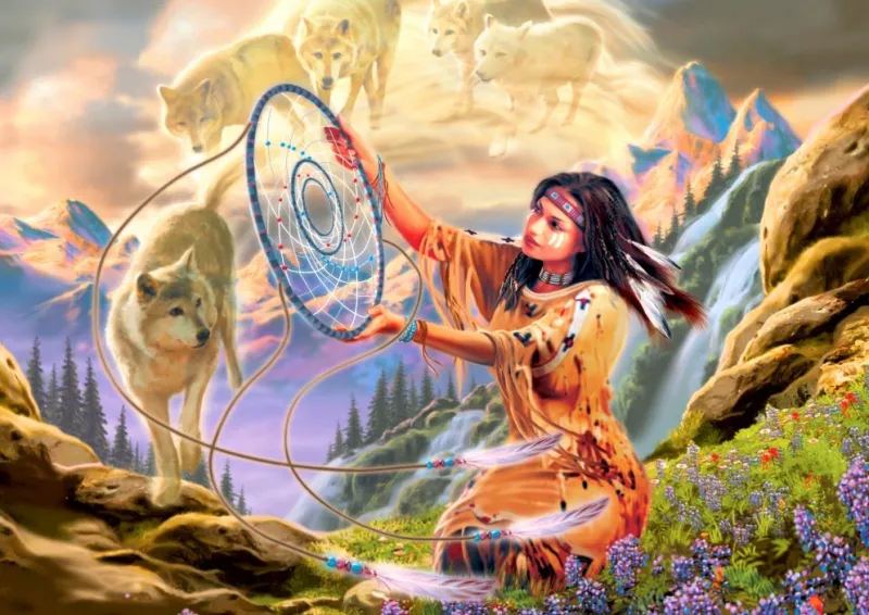 Bluebird Puzzle 70127 Dream Catcher 500 Piece Jigsaw Puzzle Outlet