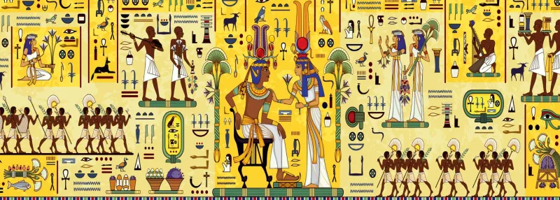 Art by Bluebird Bluebird Puzzle - Egyptian Hieroglyph - Piece Jigsaw Puzzle Clearance