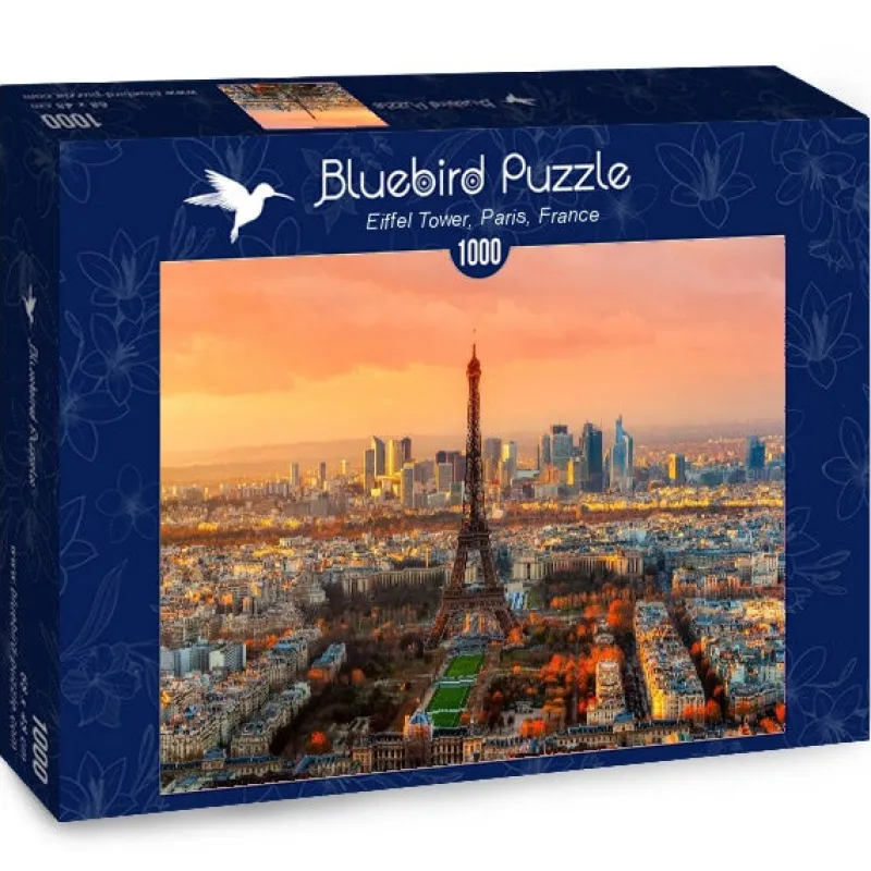 Bluebird Puzzle - Eiffel Tower, Paris, France - 1000 Piece Jigsaw Puzzle Discount