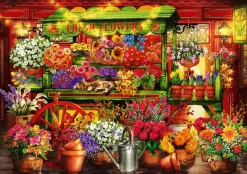 Bluebird Puzzle - Flower Market Stall - 1000 Piece Jigsaw Puzzle Clearance