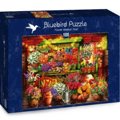 Bluebird Puzzle - Flower Market Stall - 1000 Piece Jigsaw Puzzle Clearance