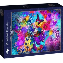 Bluebird Puzzle - Flowers and Butterflies - 1000 Piece Jigsaw Puzzle Discount