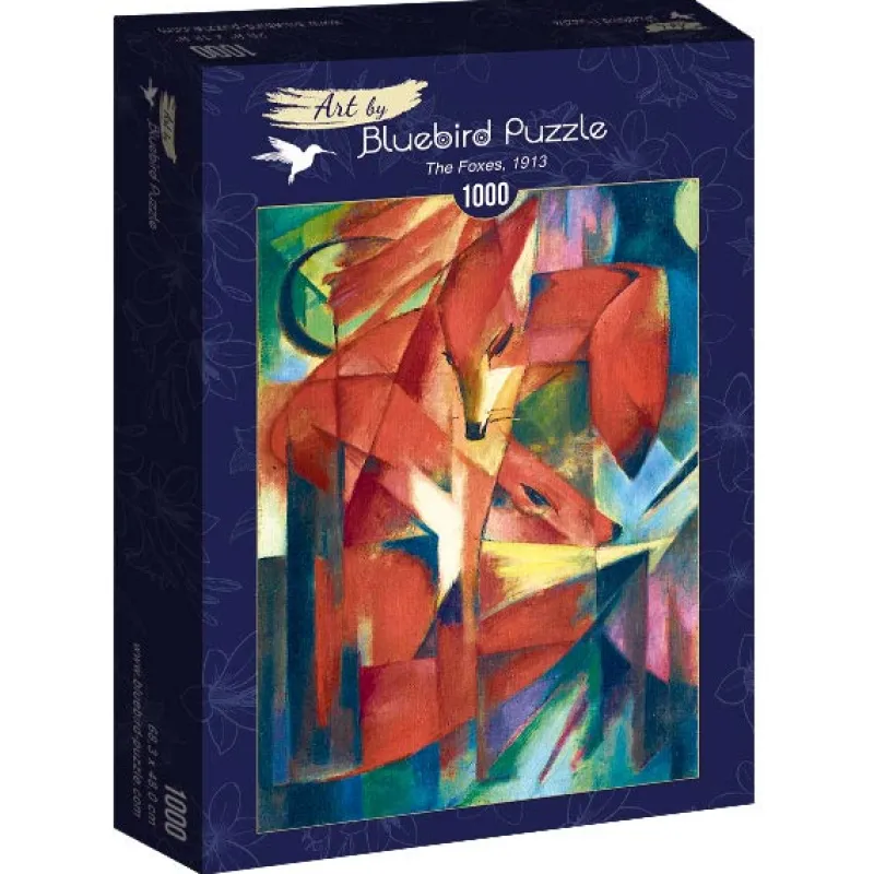 Art by Bluebird Bluebird Puzzle - Franz Marc - The Foxes, 1913 - 1000 Piece Jigsaw Puzzle Discount