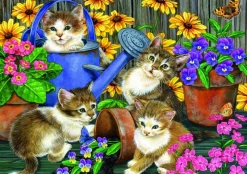 Bluebird Puzzle - Garden Mischief - 1000 Piece Jigsaw Puzzle Best