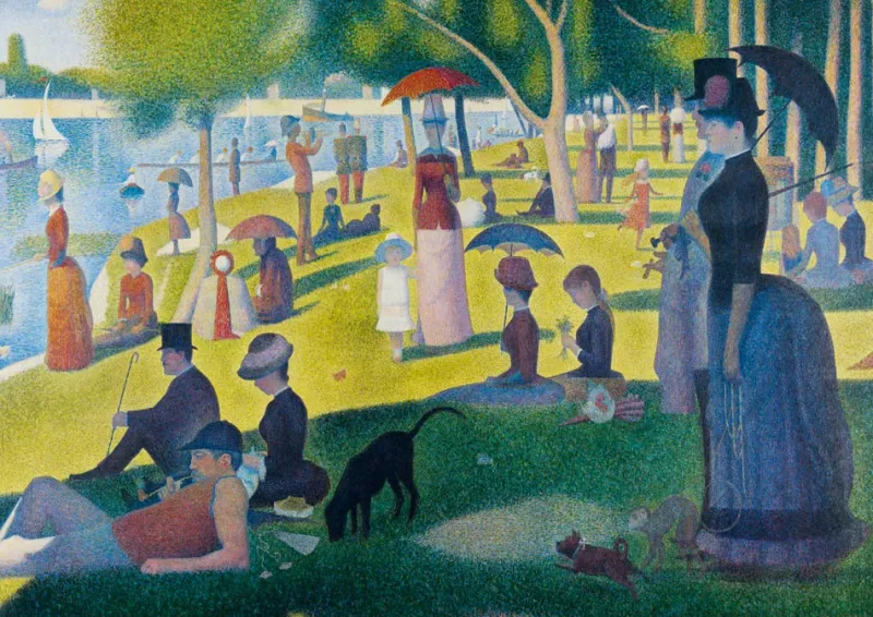 Art by Bluebird Bluebird Puzzle - Georges Seurat - A Sunday Afternoon on the Island of La Grande Jatte, 1886 - 1000 Piece Jigsaw Puzzle Sale