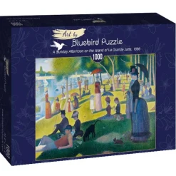 Art by Bluebird Bluebird Puzzle - Georges Seurat - A Sunday Afternoon on the Island of La Grande Jatte, 1886 - 1000 Piece Jigsaw Puzzle Sale