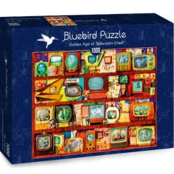 Bluebird Puzzle - Golden Age of Television - Shelf - 1000 Piece Jigsaw Puzzle Discount