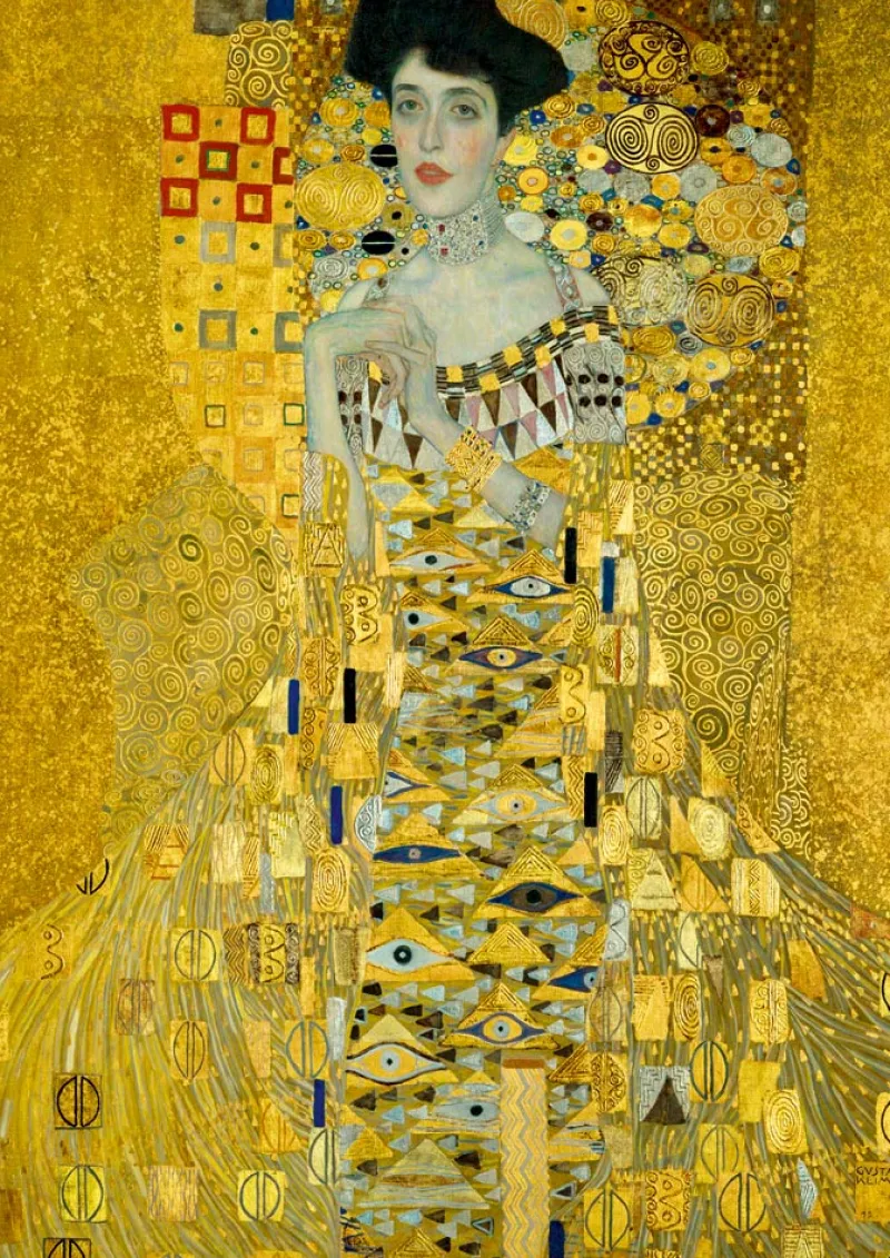 Art by Bluebird Bluebird Puzzle - Gustave Klimt - Adele Bloch-Bauer I, 1907 - 1000 Piece Jigsaw Puzzle New