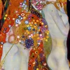 Art by Bluebird Bluebird Puzzle - Gustave Klimt - Water Serpents II, 1907 - 1000 Piece Jigsaw Puzzle Outlet