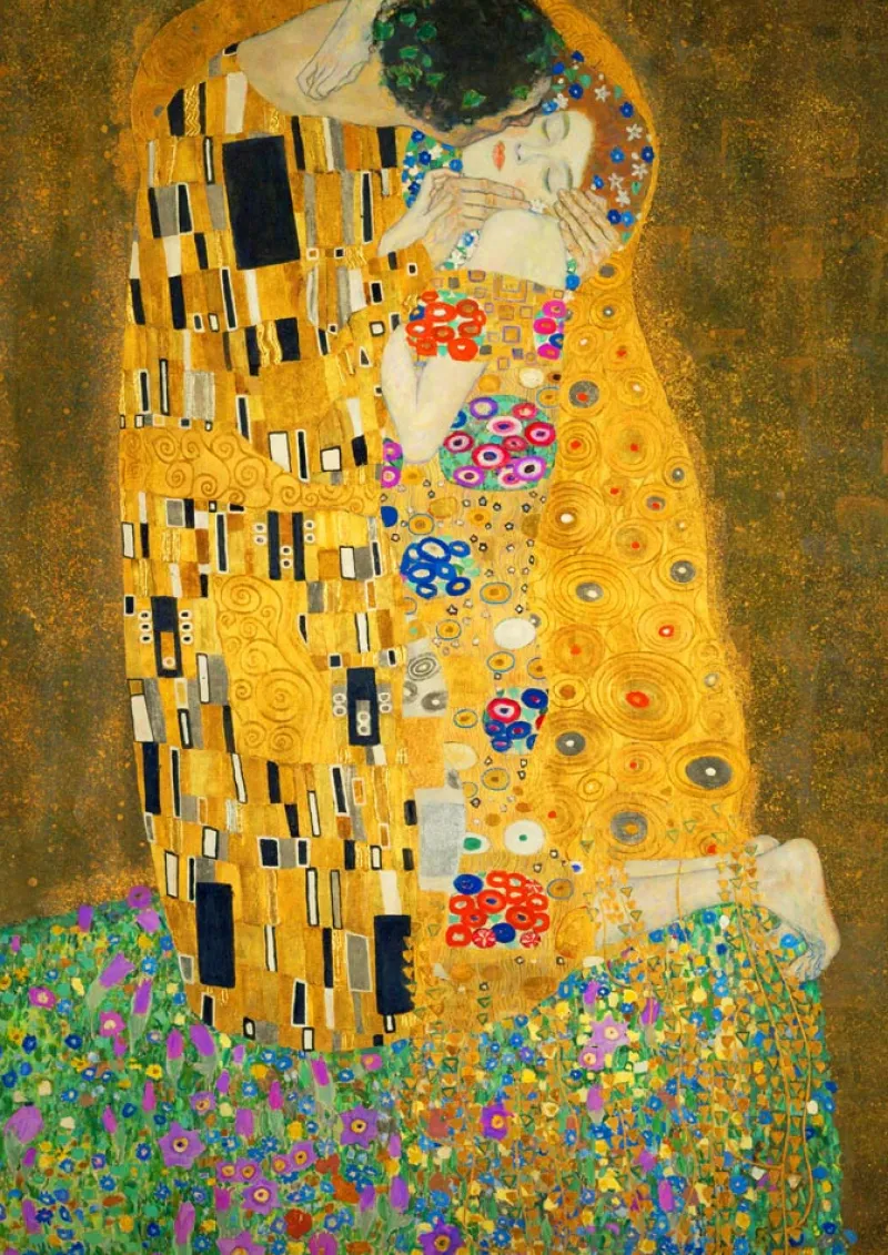 Art by Bluebird Bluebird Puzzle - Gustave Klimt - The Kiss, 1908 - 1000 Piece Jigsaw Puzzle Discount