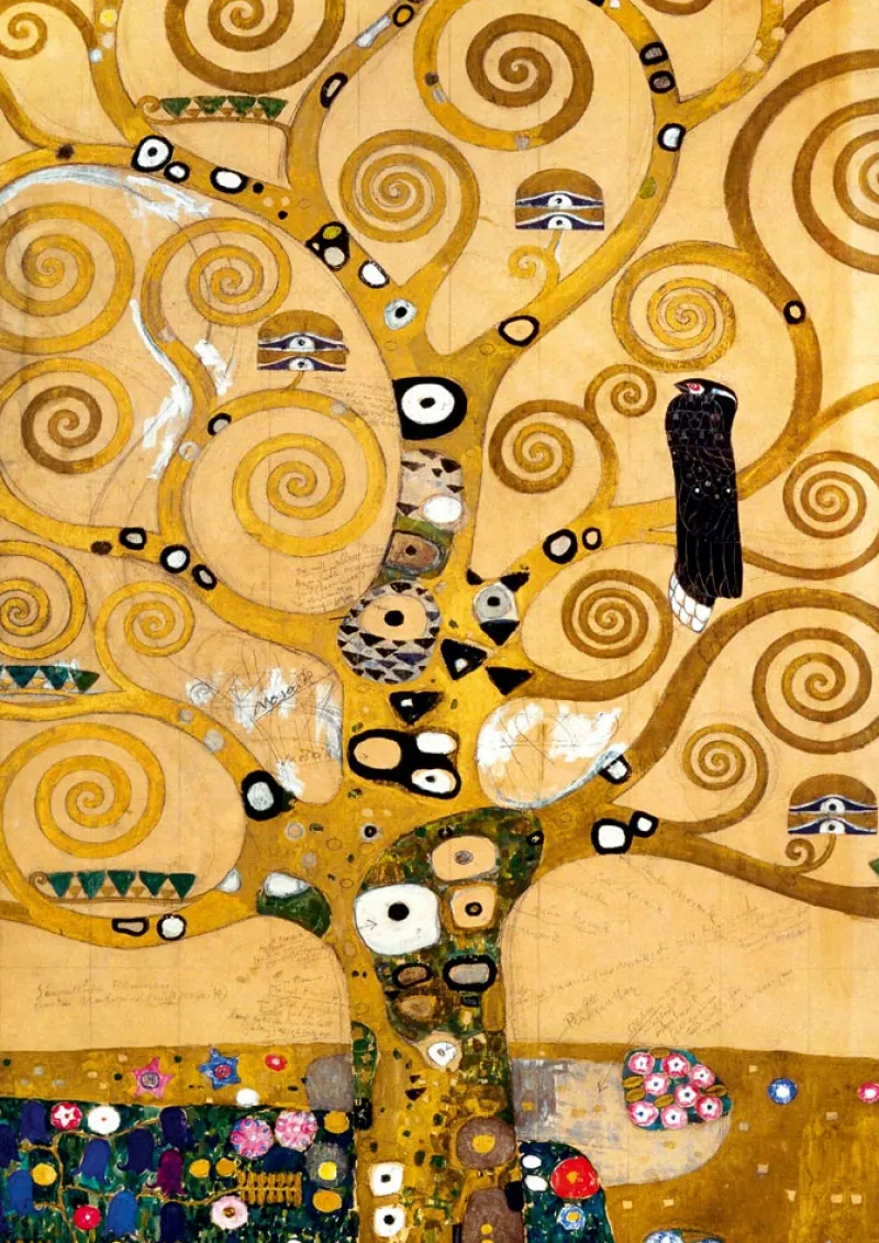 Art by Bluebird Bluebird Puzzle - Gustave Klimt - The Tree of Life, 1909 - 1000 Piece Jigsaw Puzzle Online