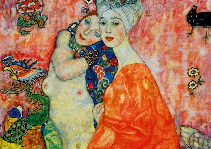Art by Bluebird Bluebird Puzzle - Gustave Klimt - The Women Friends, 1917 - 1000 Piece Jigsaw Puzzle New