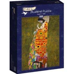 Art by Bluebird Bluebird Puzzle - Gustave Klimt - Hope II, 1908 - 1000 Piece Jigsaw Puzzle Clearance