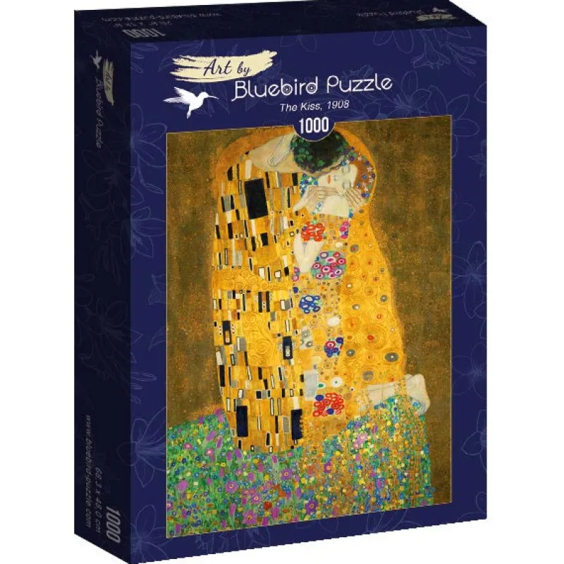 Art by Bluebird Bluebird Puzzle - Gustave Klimt - The Kiss, 1908 - 1000 Piece Jigsaw Puzzle Discount