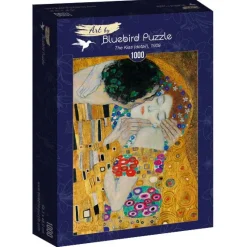 Art by Bluebird Bluebird Puzzle - Gustave Klimt - The Kiss (detail), 1908 - 1000 Piece Jigsaw Puzzle Hot