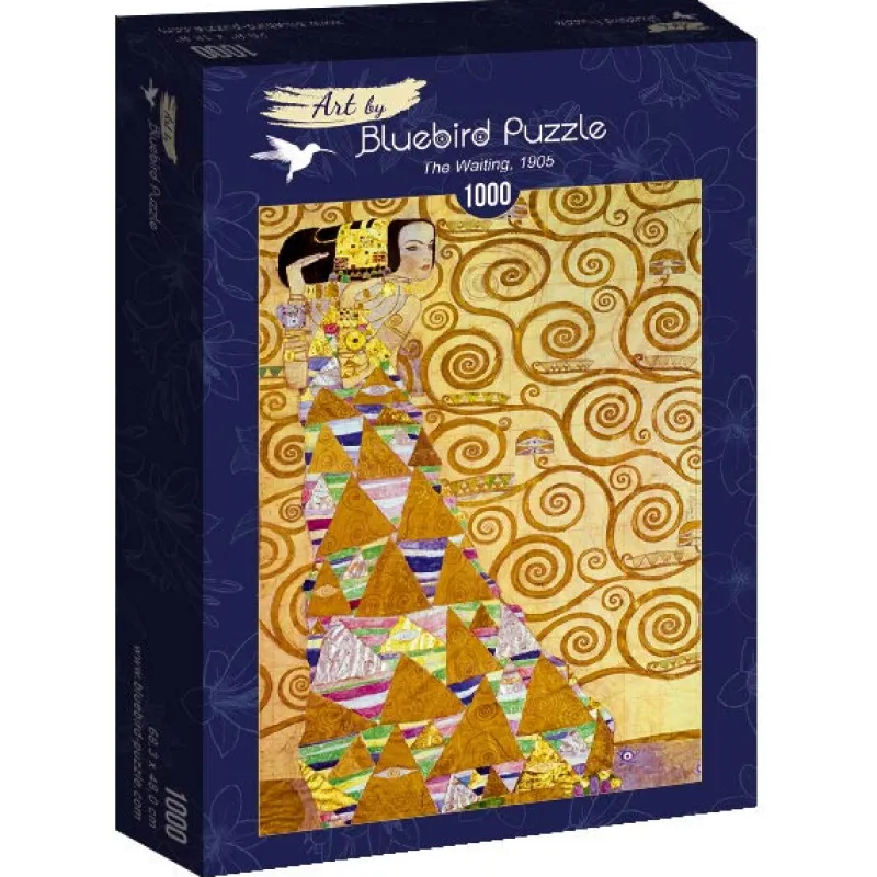 Art by Bluebird Bluebird Puzzle - Gustave Klimt - The Waiting, 1905 - 1000 Piece Jigsaw Puzzle Hot