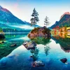 Bluebird Puzzle - Hintersee Lake, Germany - 1000 Piece Jigsaw Puzzle Outlet