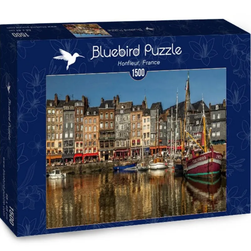 Bluebird Puzzle - Honfleur, France - 1500 Piece Jigsaw Puzzle Best