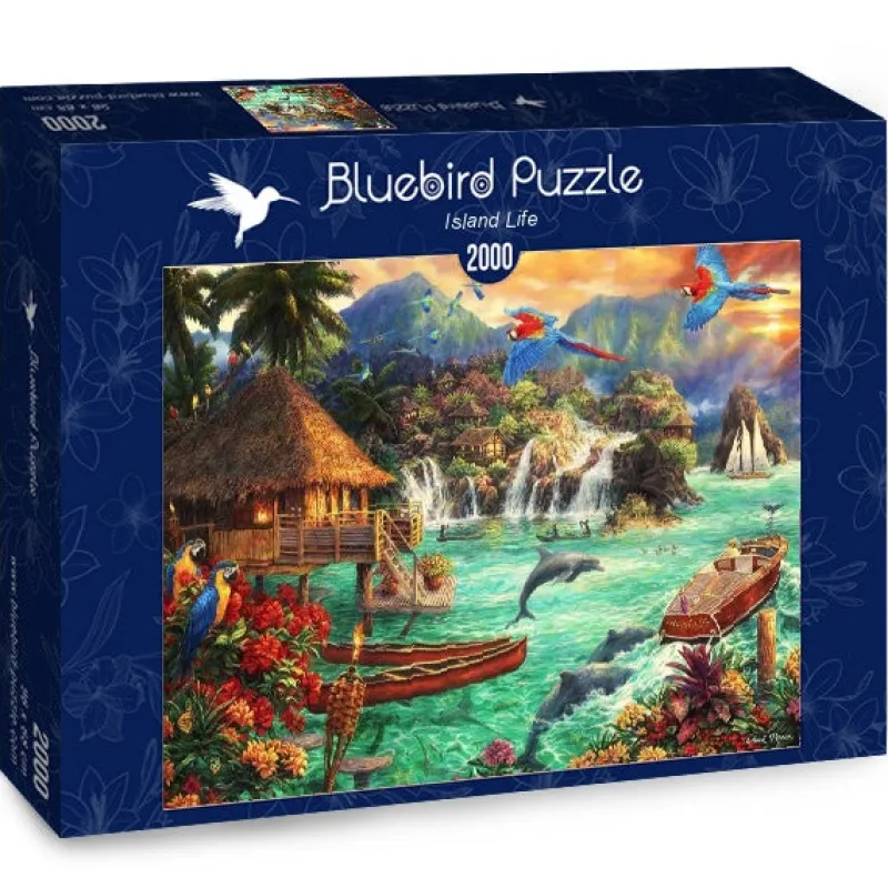 Bluebird Puzzle - Island Life - 2000 Piece Jigsaw Puzzle Discount