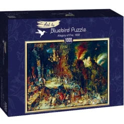 Art by Bluebird Bluebird Puzzle - Jan Brueghel the Elder - Allegory of Fire, 1608 - 1000 Piece Jigsaw Puzzle Outlet