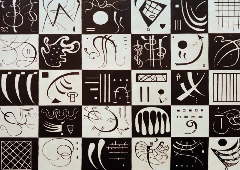 Art by Bluebird Bluebird Puzzle - Kandinsky - Trente, 1937 - 1000 Piece Jigsaw Puzzle New