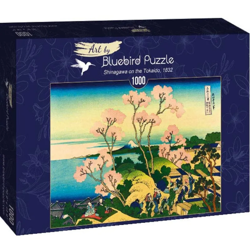 Art by Bluebird Bluebird Puzzle - Katsushika Hokusai - Shinagawa on the Tokaido, 1832 - 1000 Piece Jigsaw Puzzle Discount