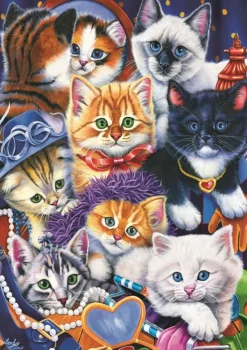 Bluebird Puzzle - Kittens In Closet - 1000 Piece Puzzle Discount