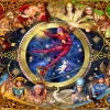 Bluebird Puzzle - Legacy of the Divine Tarot - 1000 Piece Jigsaw Puzzle Online