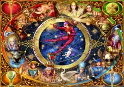 Bluebird Puzzle - Legacy of the Divine Tarot - 1000 Piece Jigsaw Puzzle Online