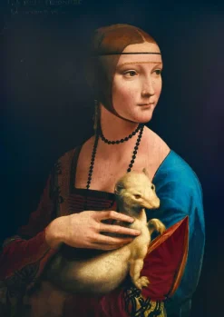Art by Bluebird Bluebird Puzzle - Leonardo Da Vinci - Lady with an Ermine, 1489 - 1000 Piece Jigsaw Puzzle Discount