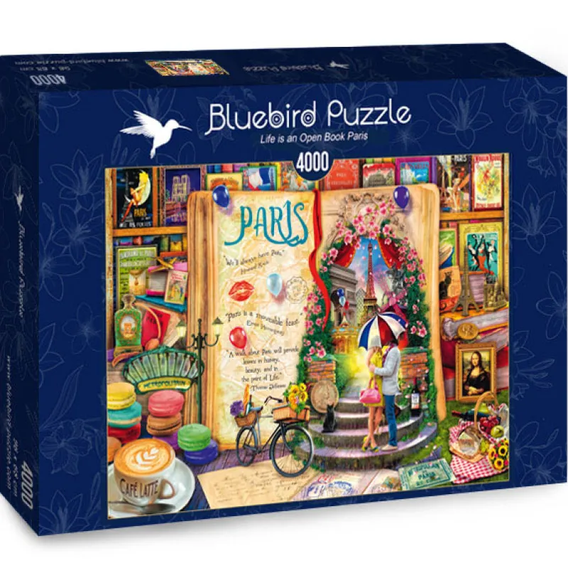 Bluebird Puzzle - Life is an Open Book Paris - 4000 piece jigsaw puzzle New