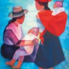 Bluebird Puzzle - Louis Toffoli - Famille Péruvienne, 1986 - 1000 Piece Jigsaw Puzzle Discount