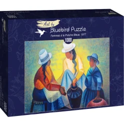 Bluebird Puzzle - Louis Toffoli - Femmes à la Potiche Bleue, 1977 - 1000 Piece Jigsaw Puzzle Best