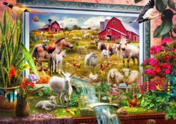 Bluebird Puzzle - Magic Farm Painting - 1000 Piece Jigsaw Puzzle Fashion
