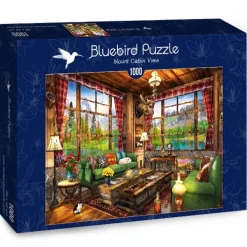 Bluebird Puzzle - Mount Cabin View - 1000 piece jigsaw puzzle Fashion