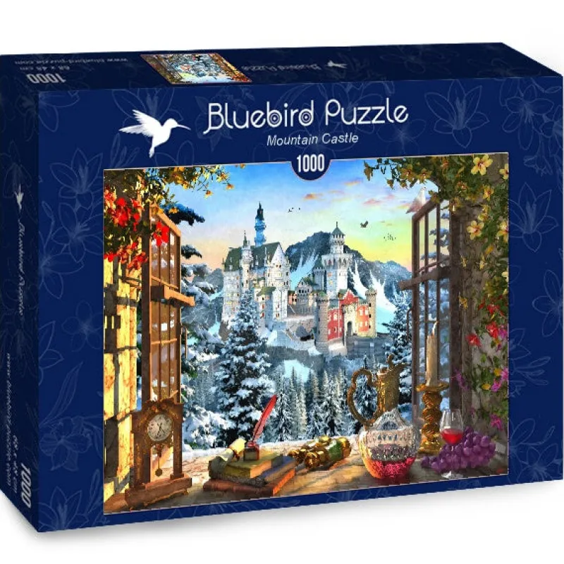Bluebird Puzzle - Mountain Castle - 1000 Piece Jigsaw Puzzle Sale