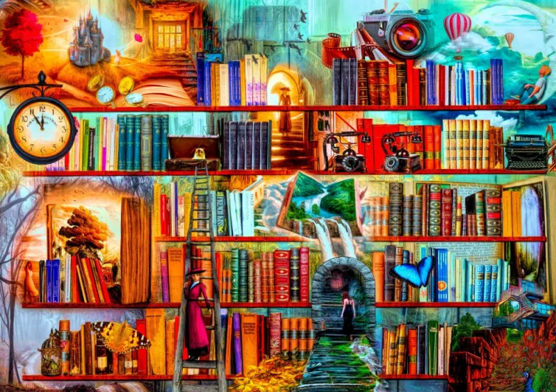 Bluebird Puzzle - Mystery Writers - 1500 Piece Jigsaw Puzzle Outlet
