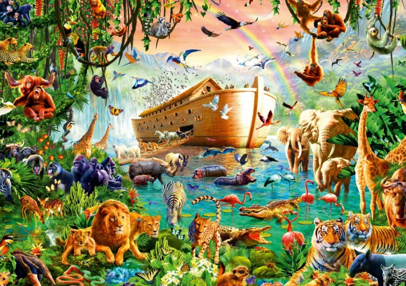 Bluebird Puzzle - Noah's Ark - 1000 Piece Jigsaw Puzzle Clearance