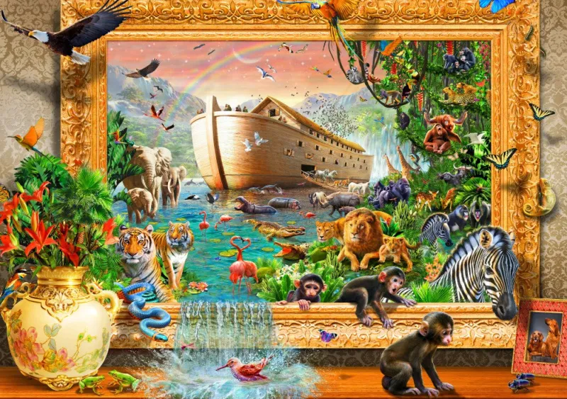 Bluebird Puzzle - Noah's Ark Framed - 1500 Piece Jigsaw Puzzle Discount