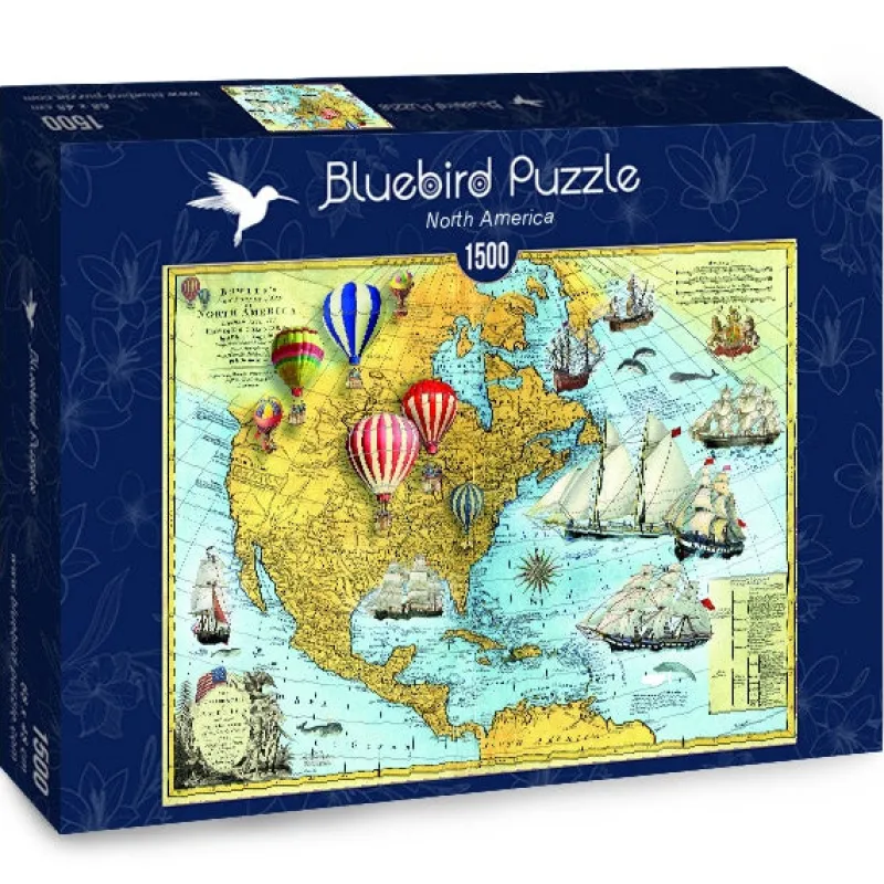 Bluebird Puzzle - North America - 1500 Piece Jigsaw Puzzle Hot