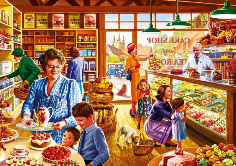 Bluebird Puzzle - Nostalgic Cake shop - 1000 Piece Jigsaw Puzzle Outlet