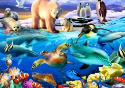 Bluebird Puzzle - Oceans of Life - 1000 piece jigsaw puzzle Discount