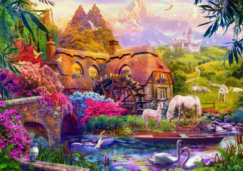 Bluebird Puzzle - Old Mill - 3000 Piece Jigsaw Puzzle Discount