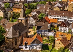 Bluebird Puzzle - Old Village - 1000 Piece Jigsaw Puzzle New