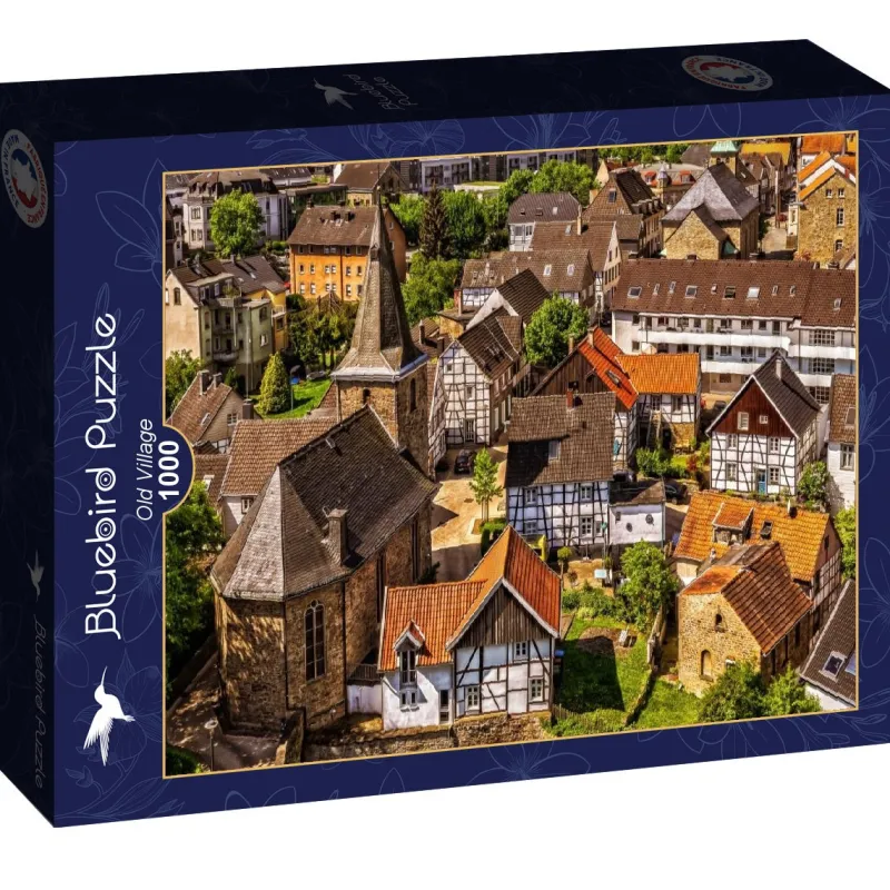 Bluebird Puzzle - Old Village - 1000 Piece Jigsaw Puzzle New